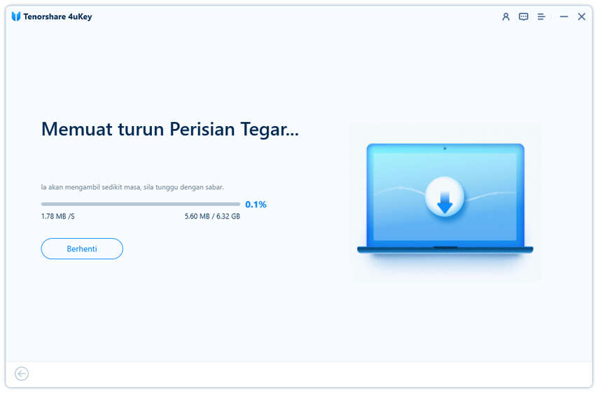 memuat turun firmware - panduan 4uKey