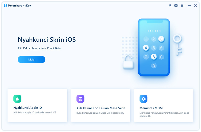 antara muka utama id apple