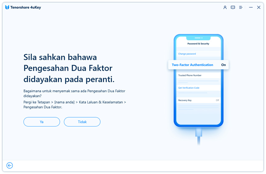 aktifkan pengesahan dua faktor