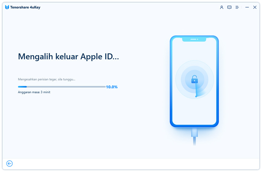 mengalih keluar id apple