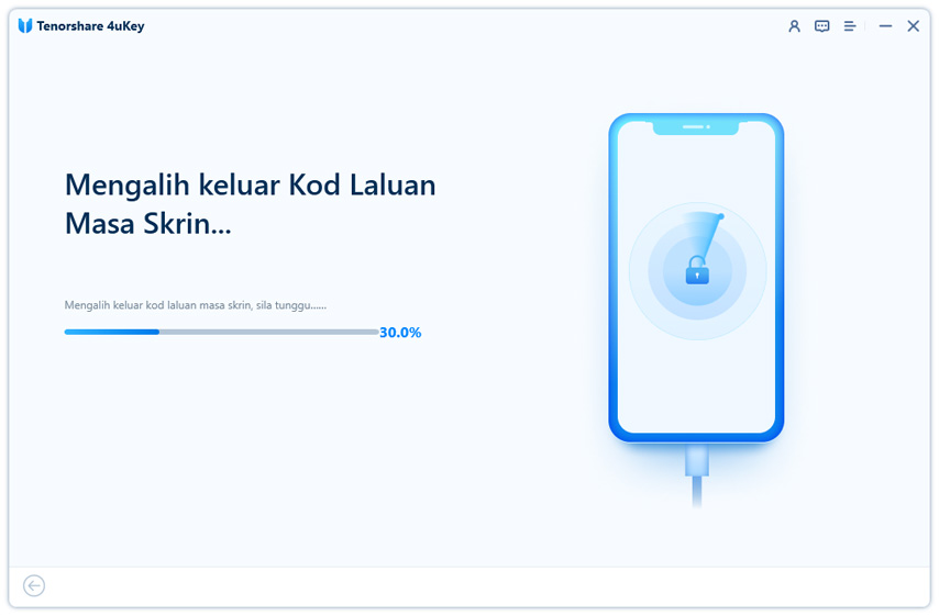 mengalih keluar kod laluan masa skrin