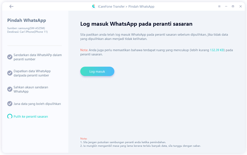 log masuk whatsapp di iphone