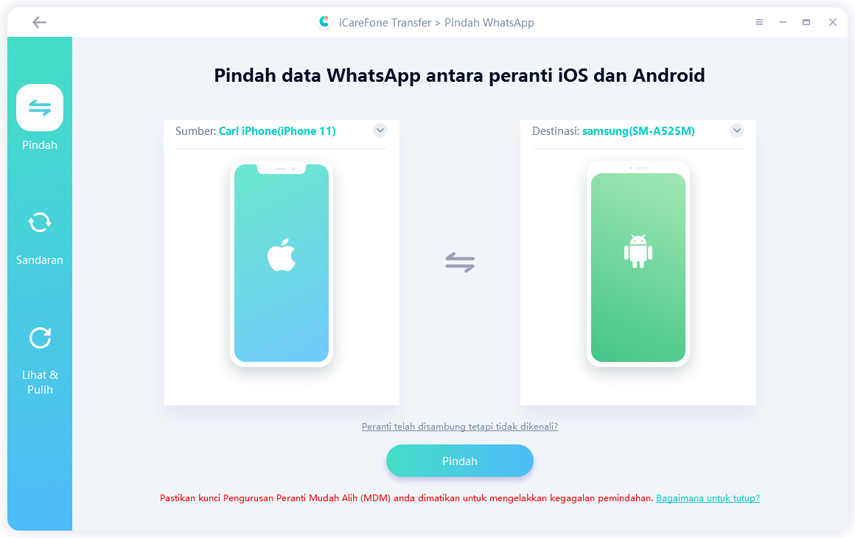 pindah dari iphone ke android