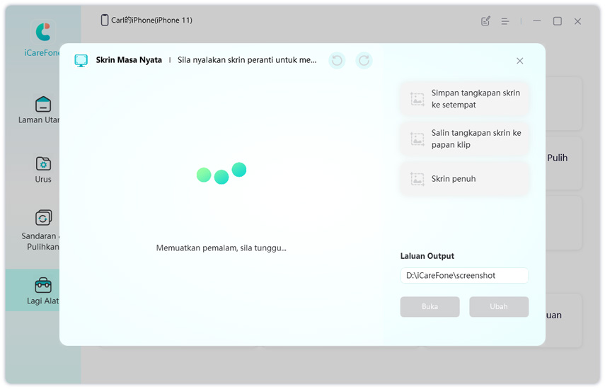 iCareFone loading plugin