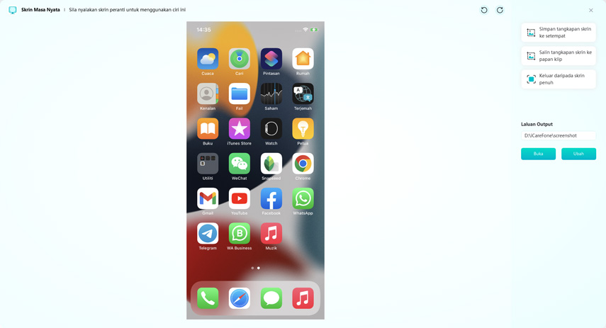 save screenshots to local